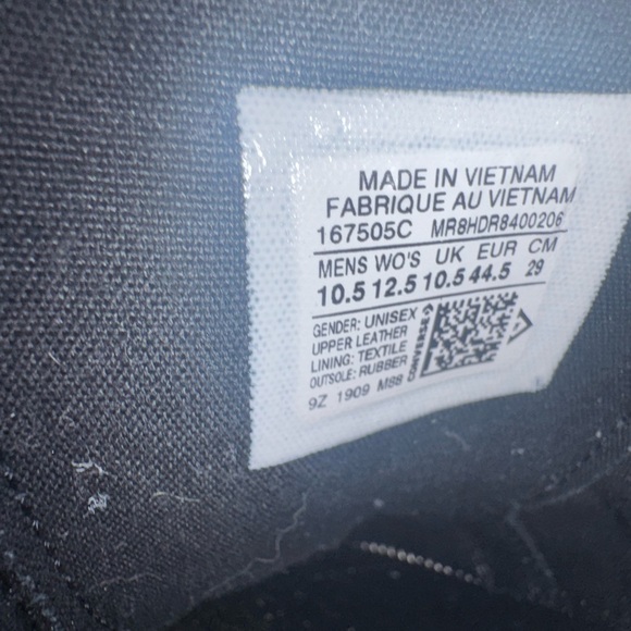 Converse Charcoal Suede Men's Sneakers - Picture 8 of 8